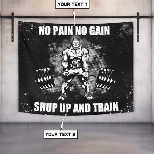 Personalized Gym Flags Banners | Elevate Your Fitness Journey 002