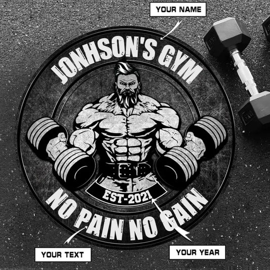 Round Rug For Personalized Bodybuilding Home Gym Decor 017