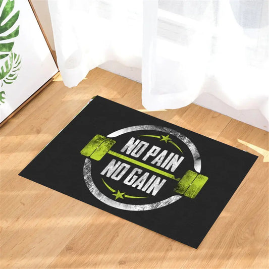 Personalized Motivation Gym Doormat - Gift For Gym Home Decor 039
