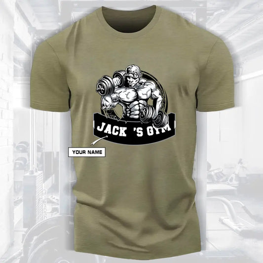 Personalized Motivational Men Gym Beast Bodybuilding Fitness T-shirt 048