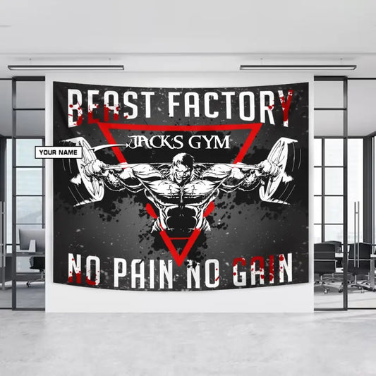 levate Your Home with Beast Factory Personalized Motivational Flag Banners 072