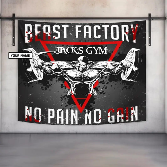 levate Your Home with Beast Factory Personalized Motivational Flag Banners 072