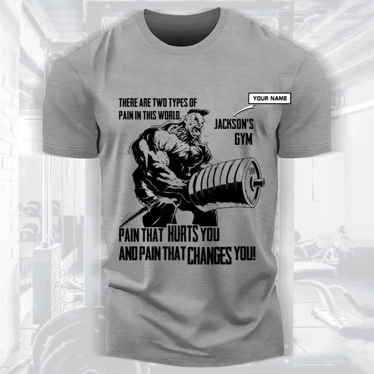 Elevate Your Gym Game with Personalized Motivational Men's Fitness Tees 071