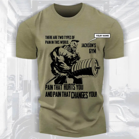 Elevate Your Gym Game with Personalized Motivational Men's Fitness Tees 071