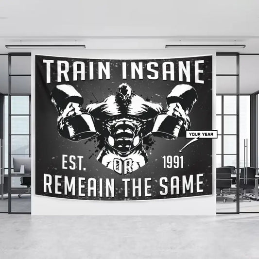 Elevate Your Space with Personalized Motivational Gym Tapestry Home Decor 073