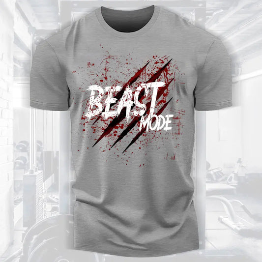 Strength Meets Spookiness Halloween Fitness Tees for Men 077