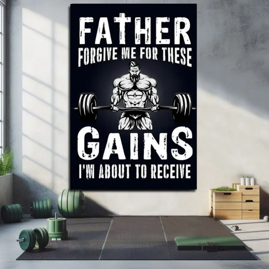 Personalized Motivation Canvas Wall Art - Gift For Gym Home Decor 069