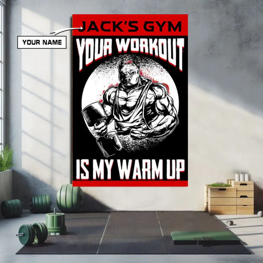 Personalized Motivation Canvas Wall Art - Gift For Gym Home Decor 038