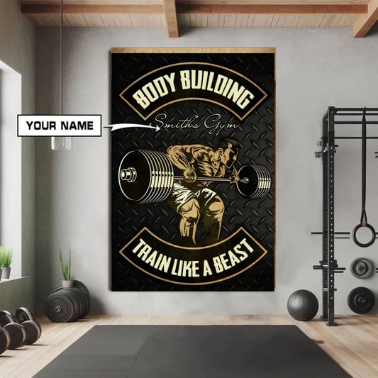 Personalized Motivation Canvas Wall Art - Gift For Gym Home Decor 037