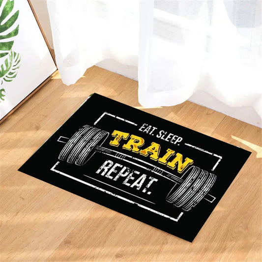 Personalized Motivation Gym Doormat - Gift For Gym Home Decor 045