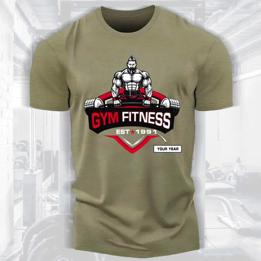 Personalized  Motivational Men Gym Beast Bodybuilding Fitness T-shirt 049