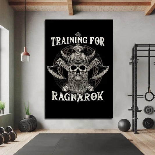 Ragnarok Bodybuilding Motivational Wall Canvas 109